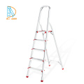 Escalera de 4 peldaños con riel de seguridad, aluminios, productos chinos.